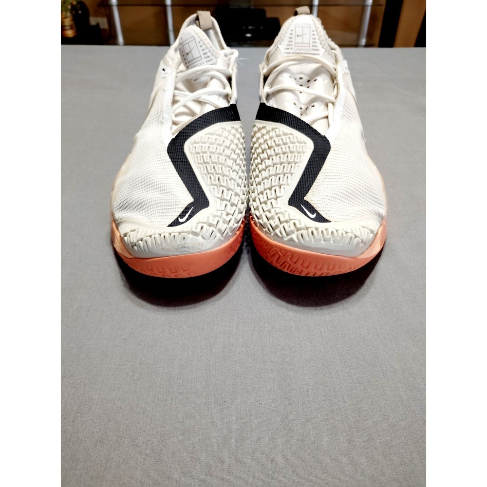 Nike React Vapor Next HC Men 13 Bone Orange Tennis Athletic Shoes (CV0724-103)